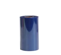 ForgeCore 110mm X 300m Color Barcode Printing Thermal Transfer Ribbons Wax Red Blue Green Yellow White Carbon Belt(Blue 110mmX300mm)