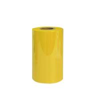 ForgeCore 110mm X 300m Color Barcode Printing Thermal Transfer Ribbons Wax Red Blue Green Yellow White Carbon Belt(Yellow 110mmX300mm)