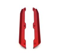 ForgeCore 144001 144002 144010 144016 144018 124017-18-19-16 Metal Chassis Protector Undercarriage Protection 1/14 Scale RC Car Upgrade Parts Compatible With Various 1/14 Scale RC Vehicles(Rouge)