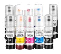 ForgeCore 2 Sets 544 Dye Refill Ink For 544 T544 Compatible With L1210 L3110 L3150 L3210 L3250 L3251 L3260 L5290 Printer(10pcs 4BK2C2M2Y)