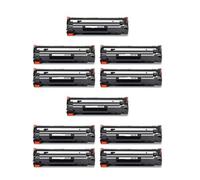 ForgeCore 285A 285 85A CE285A Black Toner Cartridge Compatible With Pro P1102 P1102W P1100 M1130 M1132 M1212NF M1214NFH M1217NFW 285A(10pcs-Black)
