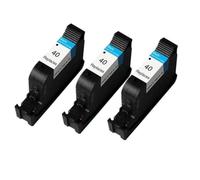 ForgeCore 40 Black Ink Cartridge 51640 51640A Replacement For Part Number 51640 51640A Compatible With Printer Supplies Deskjet 250C 650C 1200C 350C 450 400 480ca(3 Black)
