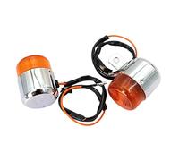 ForgeCore 4X Amber Blinker Flash Lamp Turn Indicators Compatible With 50cc 70cc 125cc Motorcycles Front Rear Tail Light Fits Dax ST CT Z50 Models(2 psc)