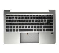 ForgeCore 640 645 G9 Latin/US/Spanish Keyboard Palmrest Upper Cover Case Backlit Compatible With Laptop Models Compatible with Part Number 4BX8QTA00S0(SP Backlit)