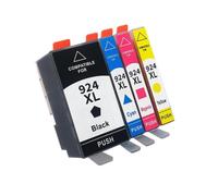ForgeCore 924 XL 924XL Ink Cartridge Compatible With Printer Supplies OfficeJet Pro 8120 8122e 8124e 8125e 8130 8132e 8134e 8135e(1SET(4PC))