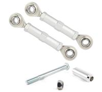 ForgeCore Adjustable Lowering Links Compatible with Motorcycle Models 800 DL800 2023 2024 Rear Suspension Drop Levers Aftermarket Replacement .(Silver)