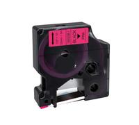 ForgeCore Black On Fluorescent Green Tape 12mm X 3m 4-pack Compatible With LabelManager 160 280 210D For 1933238-2 1933238-1(Black on Flu Pink)