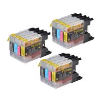 ForgeCore Compatible Ink Cartridge For LC12 LC40 LC71 LC73 LC75 LC400 LC1220 LC1240 Use With MFC-J6910CDW J6710CDW DCP-J525N(3set 12colors)