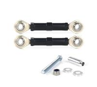 ForgeCore Compatible with CRF450R Motorcycle Models 2002 2003 2004 2005 2006 2007 2008 Rear Suspension Linkage Drop Lever Adjustable Lowering Links Aftermarket Replacement .(Black)