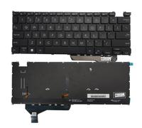ForgeCore Compatible With Laptop Models Zenbook 14 OLED UX3402 UX3402V UX3402VA UX3402ZA Latin US Russian Keyboard Compatible with Part Number(US Backlit)