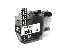 ForgeCore Compatible With LC421 421 Compatible Ink Cartridge Universal Fit Compatible with DCP-J1050DW MFC-J1010DW DCP-J1140DW Printer Standard Capacity Third Party Replacement(1 Black)
