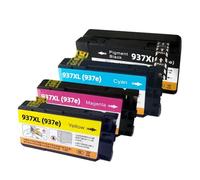 ForgeCore Compatible With Printer Supplies For 937 937XL 937E OfficeJet Pro 9110b 9120b 9130b 9720 9730 9122 9720e(4 PCS - BK C M Y)