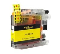 ForgeCore Compatible With Printer Supplies MFC J2310 J2510 J3520 J3720 563 LC563 Ink Cartridge(Y 1PC)