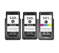 ForgeCore Compatible With Replacement Ink Cartridge Compatible with PG540 CL541 PG540 XL CL541 XL Works With MX375 MX395 MG3150 MG3250 MG3550 MG4250(2Black 1Color)