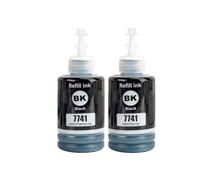 ForgeCore Dye Pigment Refill Ink T7741 Compatible With L605 L606 L655 L1455 ET-3600 ET-4550 ET-16500 Printer(1BK Dye)