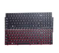 ForgeCore GZEELE English US Keyboard With Frame Compatible With G580 Z580 G580A V580A Z580A G580AH G580AM G580G G585 G585A G585AR G590(RED)