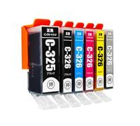 ForgeCore Ink Cartridge BCI-325 BCI-326 Compatible With PIXUS MG6130 MG6230 MG8130 MG8230 MX883 MX893 Printer(1set 6pcs)