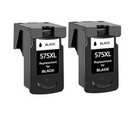 ForgeCore Ink Cartridge PG575 CL576 PG575XL CL576XL Compatible With TS3550i TR3551i TR4750i Printer(2 Black)
