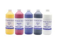 ForgeCore Ink Transfer Film 1000ML DTF Tinta Compatible With DX5 DX6 DX7 XP600 I3200 PrintHead F2100 F3070 L805 L800 L1800 BK C M Y WT Color(1000ML - White)