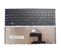 ForgeCore Laptop Keyboard Compatible With VPC EL PCG 71C11V PCG 71A11T PCG 71A12T PCG 71911M PCG 71C11M Three Screws US Layout(Black)