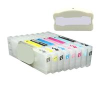 ForgeCore Refillable Ink Cartridge 300ML 8Colors 7Colors With Chip Compatible With 4000 4400 4450 4800 4880 4880C 7600 9600 Chip Resetter(Ink Chip Resetter)