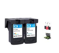 ForgeCore Refillable Ink Cartridge Compatible With PG560 CL561 TS5350 TS5351 TS5352 TS5353 TS7450 TS7451 Printer(1Set 560 Refillable)