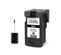 ForgeCore Refillable Ink Cartridge PG-210XL CL-211XL Compatible With IP2700 IP2702 MP240 MP250 MP260 MP270 MP320 MP495 MP480 MP490(BK-INK)
