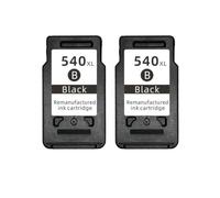 ForgeCore Replacement Ink Cartridge Compatible With PG540 CL541 PG 540 XL CL 541 XL MX375 MX395 MG3150 MG3250 MG3550 MG4250(2 Black)