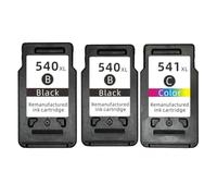 ForgeCore Replacement Ink Cartridge Compatible With PG540 CL541 PG 540 XL CL 541 XL MX375 MX395 MG3150 MG3250 MG3550 MG4250(2Black 1Color)