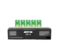 ForgeCore Waste Ink Box 32 Compatible With Printer Supplies MC32 MC-32 MC 32 For Part Number ImagePROGRAF TC-5200 TC-5200M TC-20 TC20 TC 5200 Maintenance Box Chip(MC-32-1PCS-chip-5PCS)