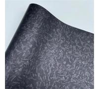 Forged Carbon Fiber Matte Vinyl Film Waterproof Protection Sticker Car Wrapping Interior Trim(Matte Black 50X152 CM)