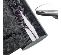 Forged Carbon Fiber Vinyl Wrap, Auto Interior Stickers Sheets Films Wraps Without Bubble, Self Adhesive Bubble-Free Vinyl Film, Carbon Fiber Sticker, Car Window Tint Film-Vehicle Decal Stickers Film