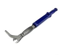 Forged Carbon Steel Stretchable Nail Puller with Sliding Joint Low Profile Jaw Metal Strike Cap Adjustable 460-550mm Length Blue Silver Heavy Duty Tool