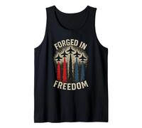 Forged in Freedom Patriotic Vintage Jet Tank Top