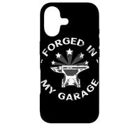 Forged In My Garage Funny Blacksmith Metalworking Anvil Gift Case for iPhone 17