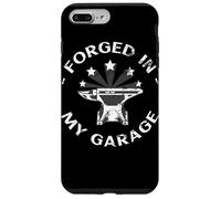Forged In My Garage Funny Blacksmith Metalworking Anvil Gift Case for iPhone 7 Plus/8 Plus