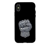Forged In Steel Fist Strength Case for iPhone X/XS