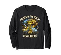 Forged in The North - Mjölnir Sweden Long Sleeve T-Shirt