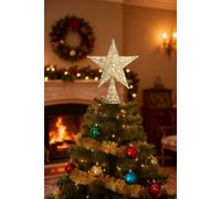 Forged Iron Christmas Tree Top Star Decoration in Gold The hot sale Gold