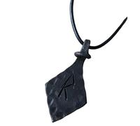 Forged Iron Raido Rad Rune Viking Amulet Runic Nordic Pendant Talisman Nordic Necklace
