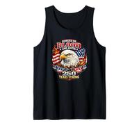Forged of Blood and Guts 250 Years America Bald Eagle Tank Top