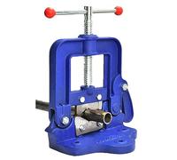 Forged Pipe Vise Fits 10-80/15-110/20-140Mm Pipes, Heavy Duty Yoke Cast Iron for Fixing(Clamping Range 15~110mm)