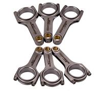 6PCS Connecting Rods for BMW S38 B35 B36 B38 M5 M6 Conrod Con Rod Bielle Pleuel