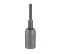 Forged Steel Ground Rod Driver, Heavy Duty T Post Ground Rod Driver for Hammer Drill, SDS Plus Compatible, Impact Proof with Thick Wall Design for Grounding Rods and (30mm)