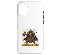 Forged Strength Warrior Hammer Power Design Case for iPhone 16