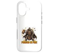 Forged Strength Warrior Hammer Power Design Case for iPhone 17
