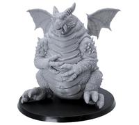 Forged Terrain Fat Sitting Dragon Miniature | 28mm-32mm Scale | Fantasy RPG & Tabletop Wargaming | Unpainted Resin Model