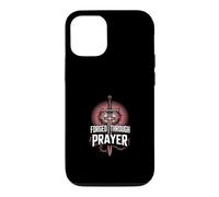 Forged Through Prayer Christian Strength Case for iPhone 12/12 Pro