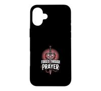 Forged Through Prayer Christian Strength Case for iPhone 16 Plus