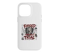 Forged Through Trial Christian Warrior Shield Armor Faith Case for iPhone 14 Pro Max